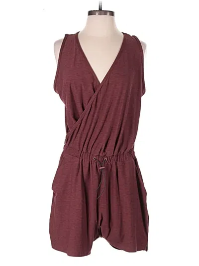 Pre-owned Active By Old Navy Romper In Burgundy