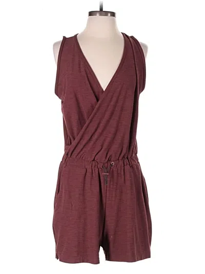 Pre-owned Active By Old Navy Romper In Burgundy