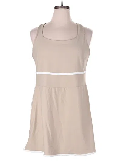 Pre-owned Active By Old Navy Romper In Tan