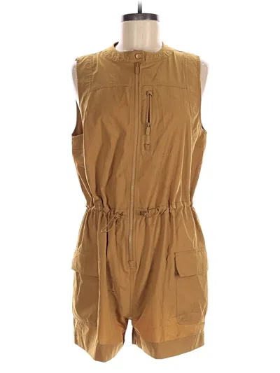 Pre-owned Active By Old Navy Romper In Tan