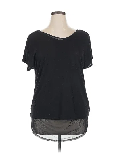 Pre-owned Active By Old Navy Short Sleeve T-shirt In Black