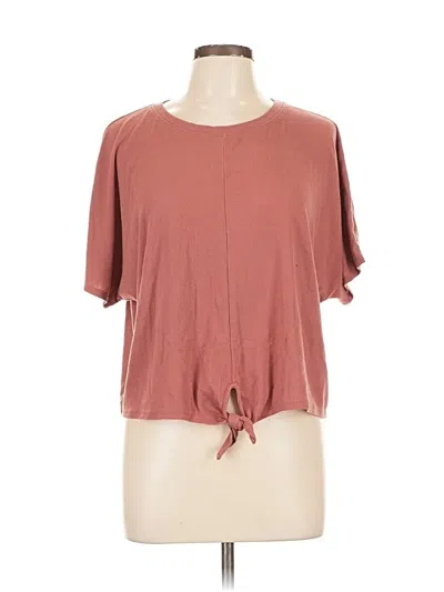 Pre-owned Active By Old Navy Short Sleeve T-shirt In Brown