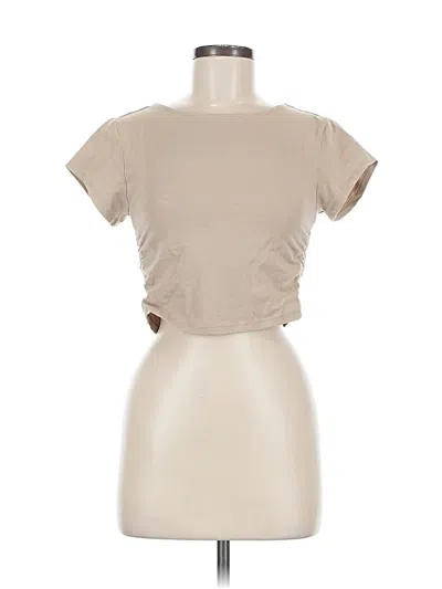 Pre-owned Active By Old Navy Short Sleeve T-shirt In Brown