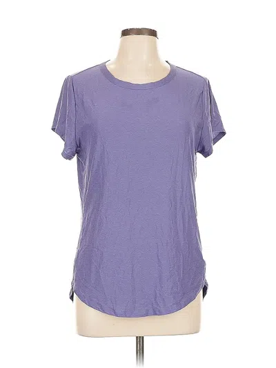 Pre-owned Active By Old Navy Short Sleeve T-shirt In Purple