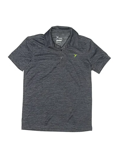 Pre-owned Active By Old Navy Kids' Short Sleeve Top Gray Tops