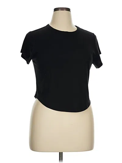 Pre-owned Active By Old Navy Short Sleeve T-shirt In Black