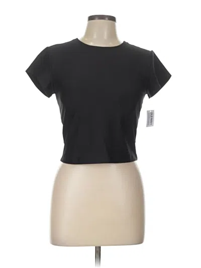 Pre-owned Active By Old Navy Short Sleeve T-shirt In Black