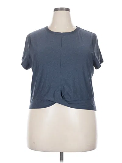 Pre-owned Active By Old Navy Short Sleeve T-shirt In Blue
