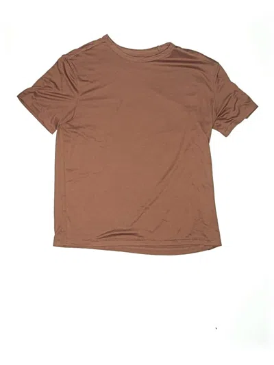 Pre-owned Active By Old Navy Kids' Short Sleeve T-shirt In Brown