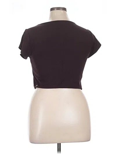 Pre-owned Active By Old Navy Short Sleeve T-shirt In Brown