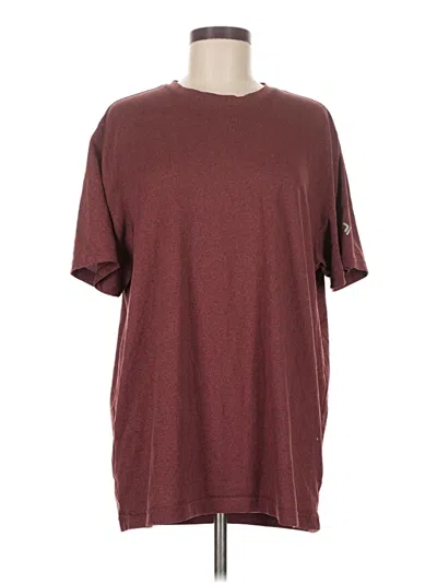 Pre-owned Active By Old Navy Short Sleeve T-shirt In Burgundy
