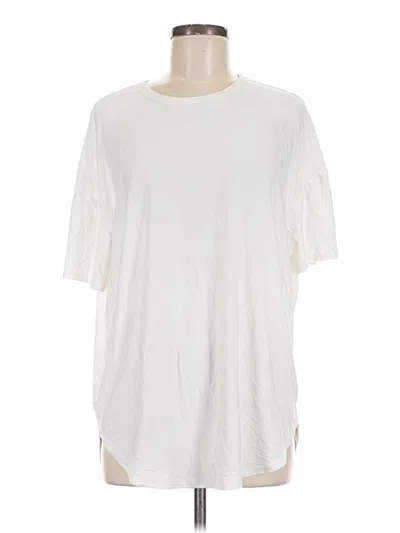Pre-owned Active By Old Navy Short Sleeve T-shirt In Ivory
