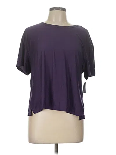 Pre-owned Active By Old Navy Short Sleeve T-shirt In Purple