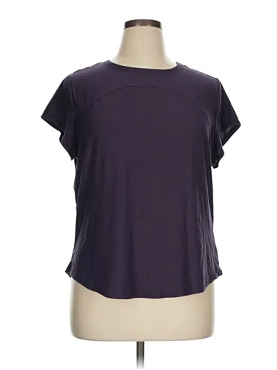 Pre-owned Active By Old Navy Short Sleeve T-shirt In Purple