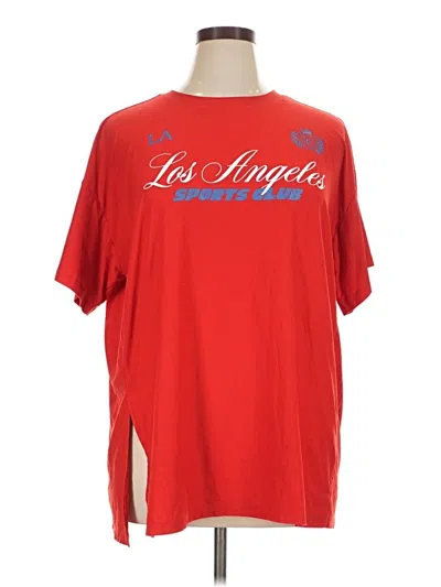 Pre-owned Active By Old Navy Short Sleeve T-shirt In Red