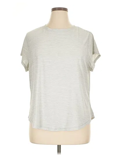 Pre-owned Active By Old Navy Short Sleeve T-shirt In Silver