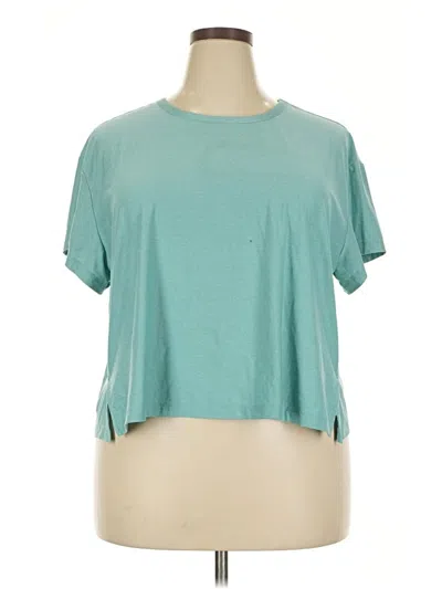 Pre-owned Active By Old Navy Short Sleeve T-shirt In Teal