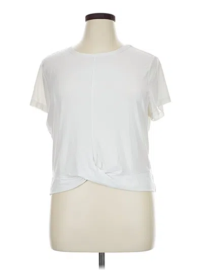 Pre-owned Active By Old Navy Short Sleeve T-shirt In White