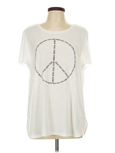 Pre-owned Active By Old Navy Short Sleeve T-shirt In White