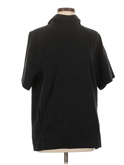 Pre-owned Active By Old Navy Short Sleeve Turtleneck In Black