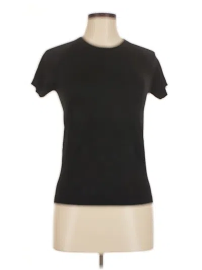 Pre-owned Active By Old Navy Short Sleeve Turtleneck In Black