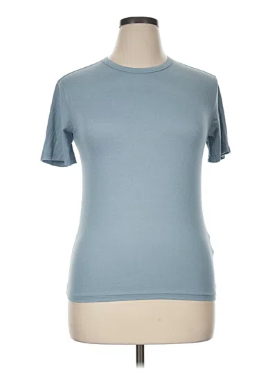 Pre-owned Active By Old Navy Short Sleeve Turtleneck In Blue