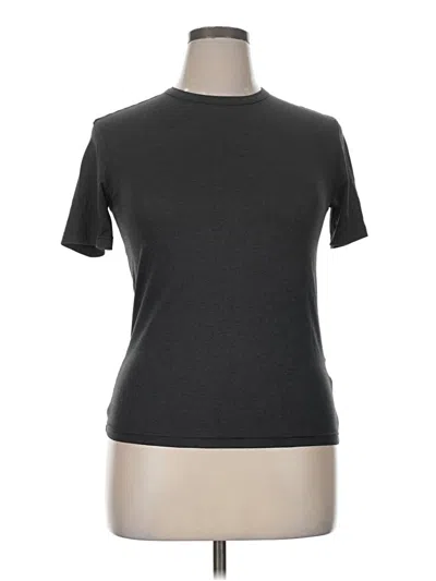 Pre-owned Active By Old Navy Short Sleeve Turtleneck In Gray