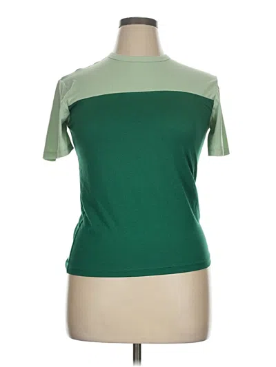 Pre-owned Active By Old Navy Short Sleeve Turtleneck In Green