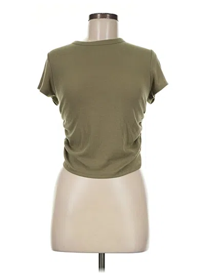 Pre-owned Active By Old Navy Short Sleeve Turtleneck In Green