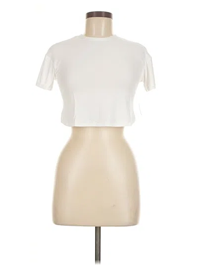 Pre-owned Active By Old Navy Short Sleeve Turtleneck In Ivory