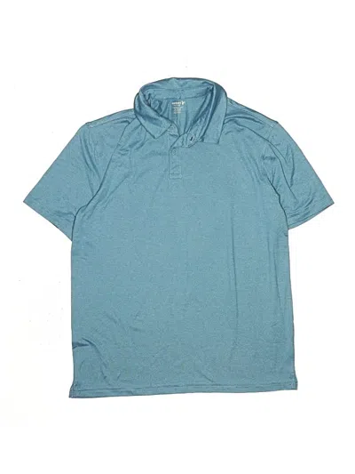 Pre-owned Active By Old Navy Kids' Short Sleeve Turtleneck In Teal