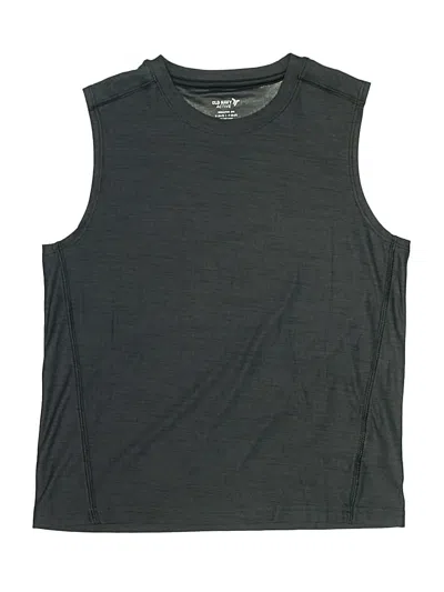 Pre-owned Active By Old Navy Kids' Sleeveless T-shirt In Gray