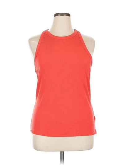 Pre-owned Active By Old Navy Sleeveless T-shirt In Orange