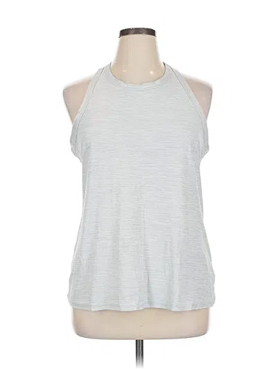 Pre-owned Active By Old Navy Sleeveless T-shirt In Silver