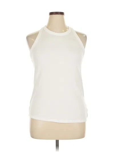Pre-owned Active By Old Navy Sleeveless T-shirt In White