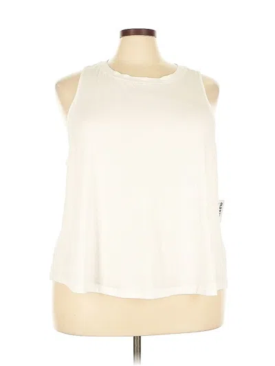Pre-owned Active By Old Navy Sleeveless T-shirt In White