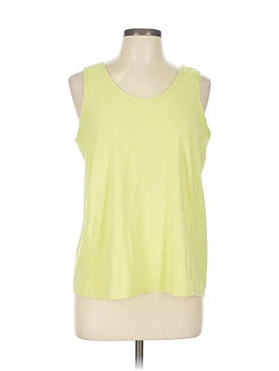Pre-owned Active By Old Navy Sleeveless T-shirt In Yellow