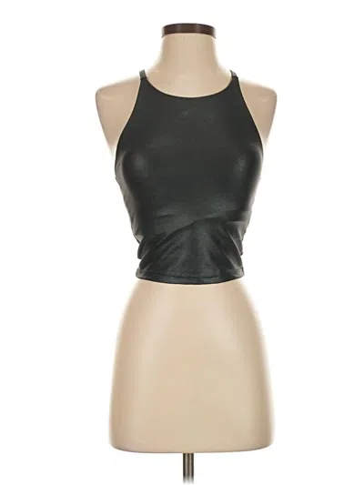 Pre-owned Active By Old Navy Sleeveless Top Black Halter Neckline Tops