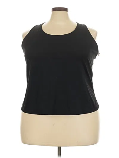 Pre-owned Active By Old Navy Sleeveless Top Black Halter Neckline Tops