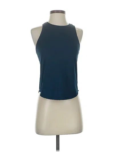 Pre-owned Active By Old Navy Sleeveless Top Blue Halter Neckline Tops