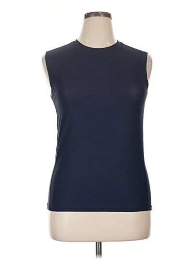 Pre-owned Active By Old Navy Sleeveless Top Blue High Neck Tops
