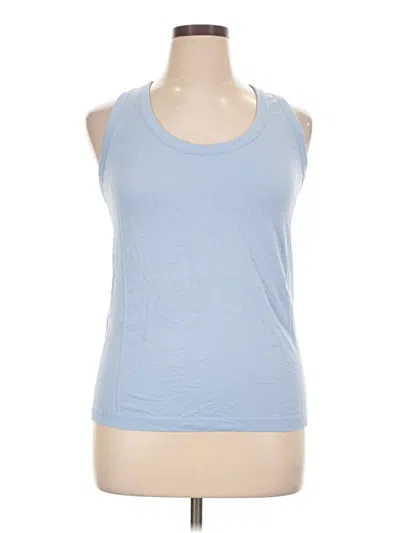 Pre-owned Active By Old Navy Sleeveless Top Blue Scoop Neck Tops