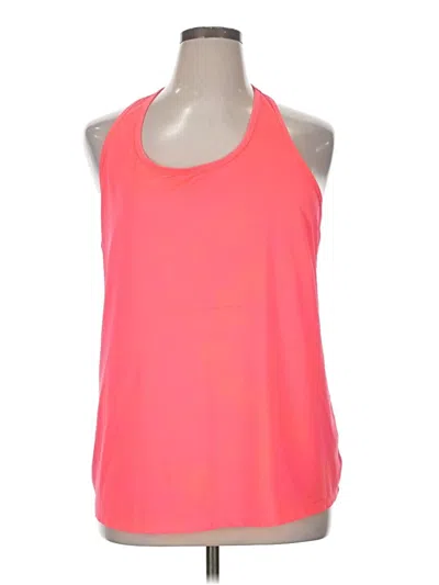 Pre-owned Active By Old Navy Sleeveless Top Orange Halter Neckline Tops