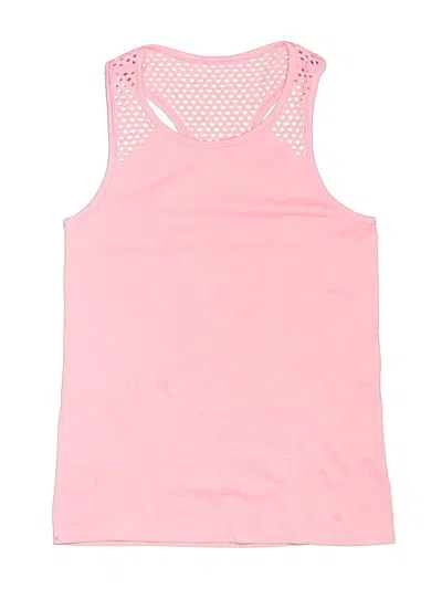Pre-owned Active By Old Navy Kids' Sleeveless Top Pink Halter Neckline Tops