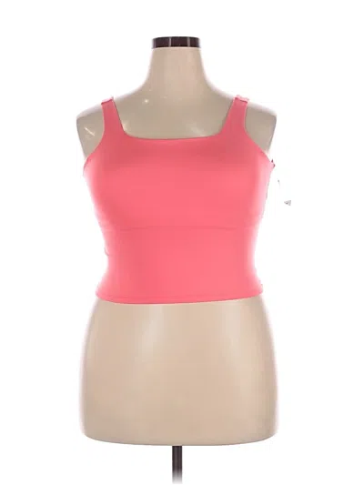 Pre-owned Active By Old Navy Sleeveless Top Pink Sweetheart Neckline Tops