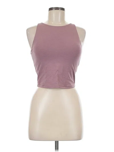 Pre-owned Active By Old Navy Sleeveless Top Purple Halter Neckline Tops