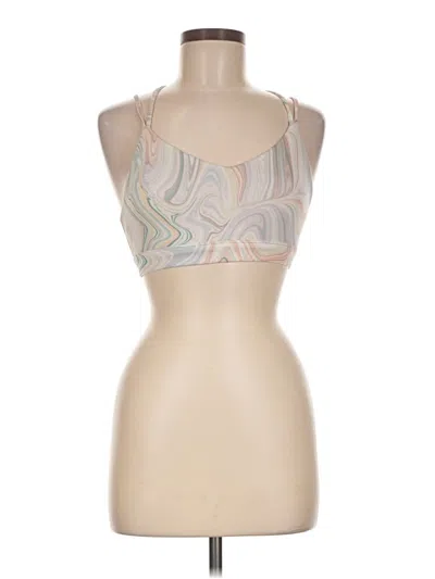Pre-owned Active By Old Navy Sleeveless Top Tan Halter Neckline Tops
