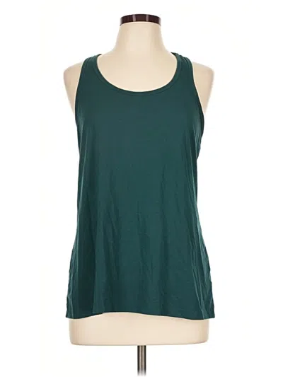 Pre-owned Active By Old Navy Sleeveless Top Teal Halter Neckline Tops