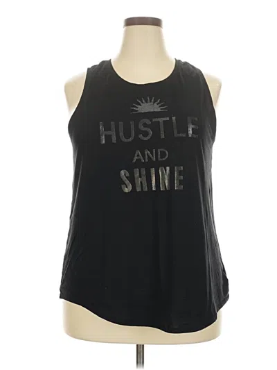Pre-owned Active By Old Navy Sleeveless T-shirt In Black