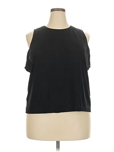 Pre-owned Active By Old Navy Sleeveless T-shirt In Black